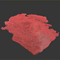 Scenic 3D Terrain Model With Mountain Ranges Water Bodies And Vegetation