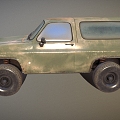 Jeep off-road vehicle military jeep Chevrolet M1009 low face number low model simple model game sub-era film and television level super realistic high precision 3d model