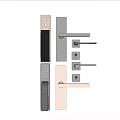 Modern Door Handles With Keypad And Various Designs For Home Security