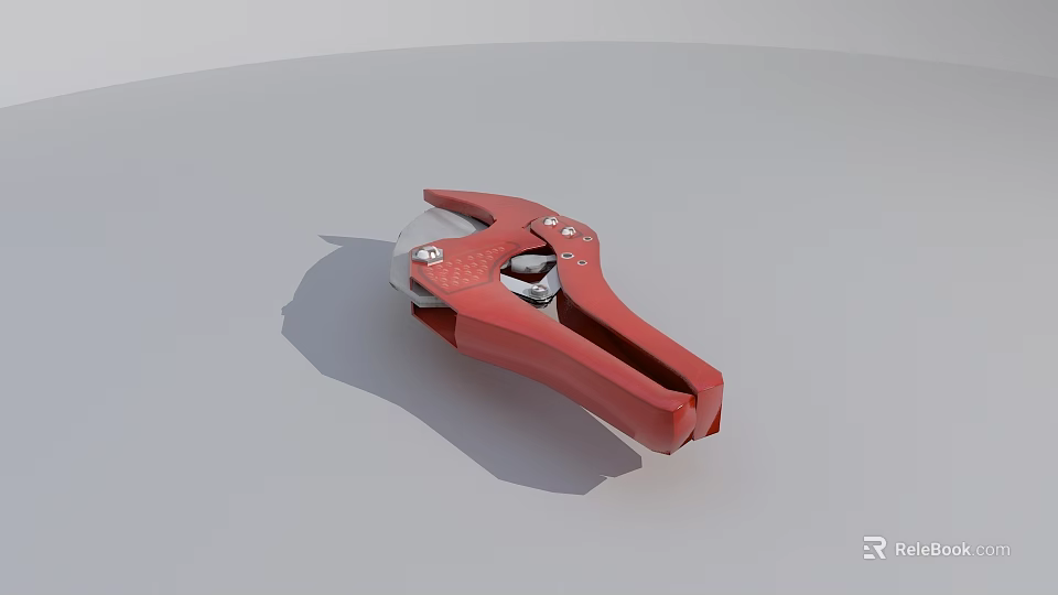 Red Pliers Hardware Tool With Ergonomic Grip And Sturdy Metal Construction 3d model 