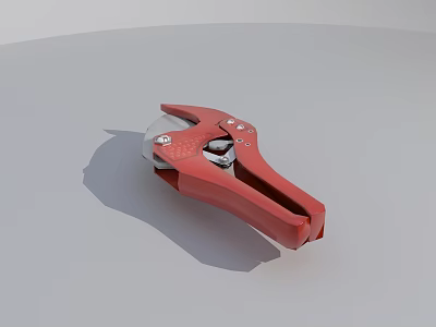 Red Pliers Hardware Tool With Ergonomic Grip And Sturdy Metal Construction 3d model