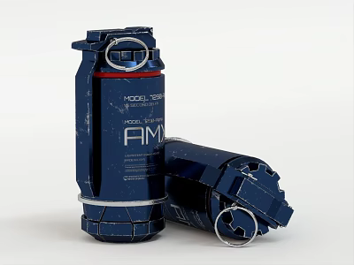 Modern Grenade 3d model