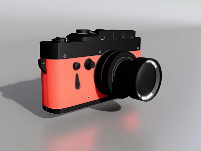 Red And Black Kids Playground Amusement Equipment For Outdoor Fun Activities 3d model