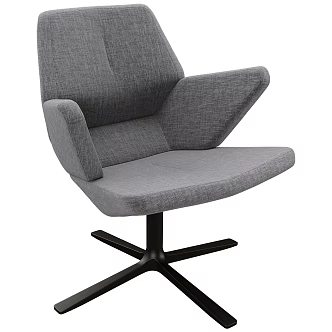 Trifidae Nordic Fabric Office Chair 18 3d model
