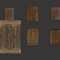 Wooden Storage Crates For Home Organization And Decorative Use