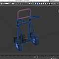 Trolley Two-wheeled Trolley Tiger Trolley Flat Trolley Hand Trolley Simple Model Low Model Low Face Number Game Super Realistic High Precision 3d model