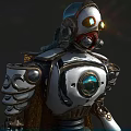Modern Robot Mechanical Warmen Mechanical Armor 3d model