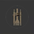 Traditional Chinese Stone Memorial Archway Architectural Design With Carved Pillars And Ornamental Details