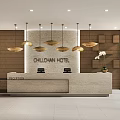 Modern Front Desk 3d model
