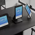 Modern face recognition machine self-service charging machine 3d model