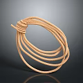 High Quality Coiled Natural Fiber Rope With Secure Knot For Daily Household Supplies