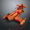 Modern fighter sci-fighter sci-fighter space fighter 3d model