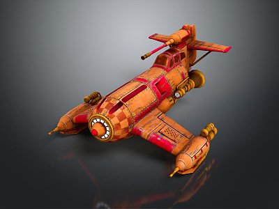 Modern fighter sci-fighter sci-fighter space fighter 3d model