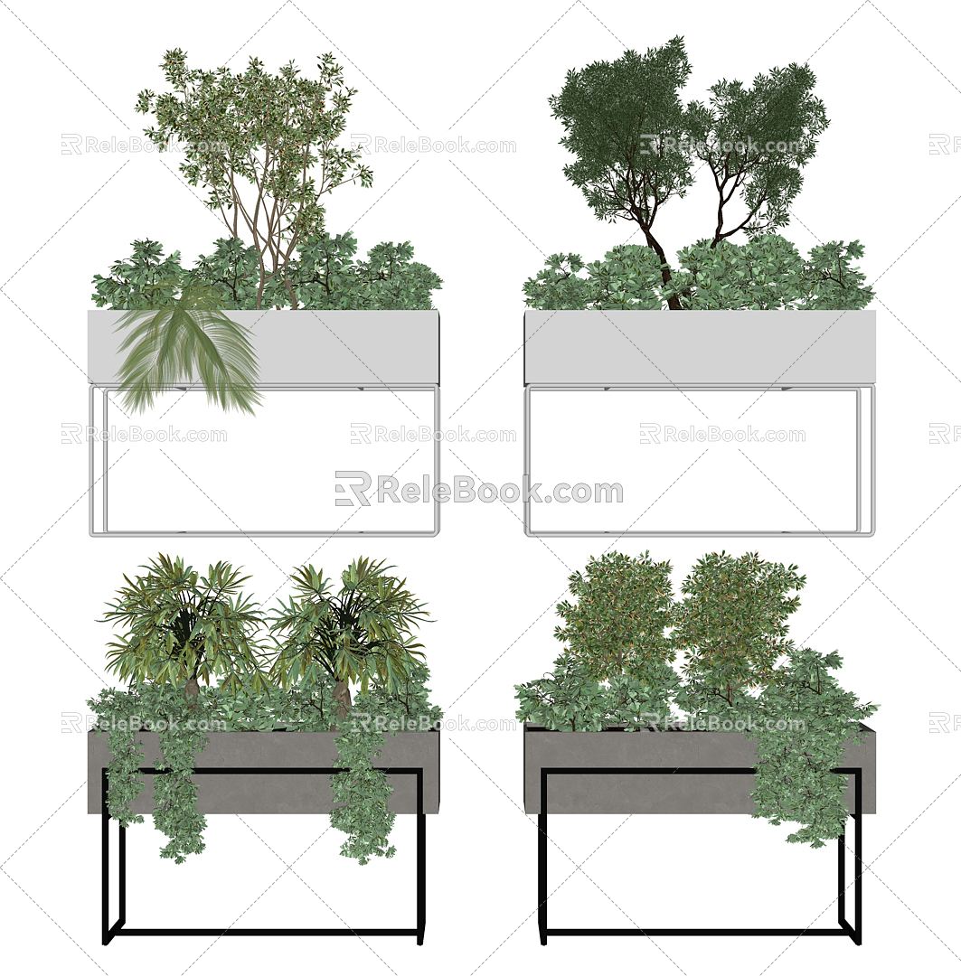 Modern Potted Plant model