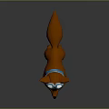 Adorable Cartoon Fox Character Wearing Blue Goggles And Scarf