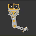 Modern Robot Arm Mechanical Arm Robot Arm Robot Head 3d model