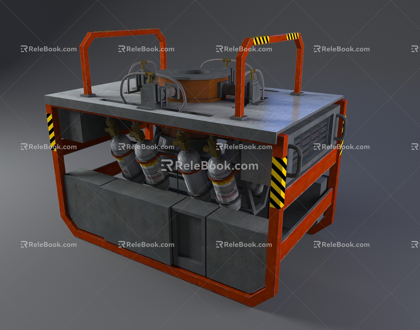 Modern Industrial LOFT Equipment 3d model