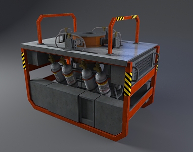 Modern Industrial LOFT Equipment 3d model