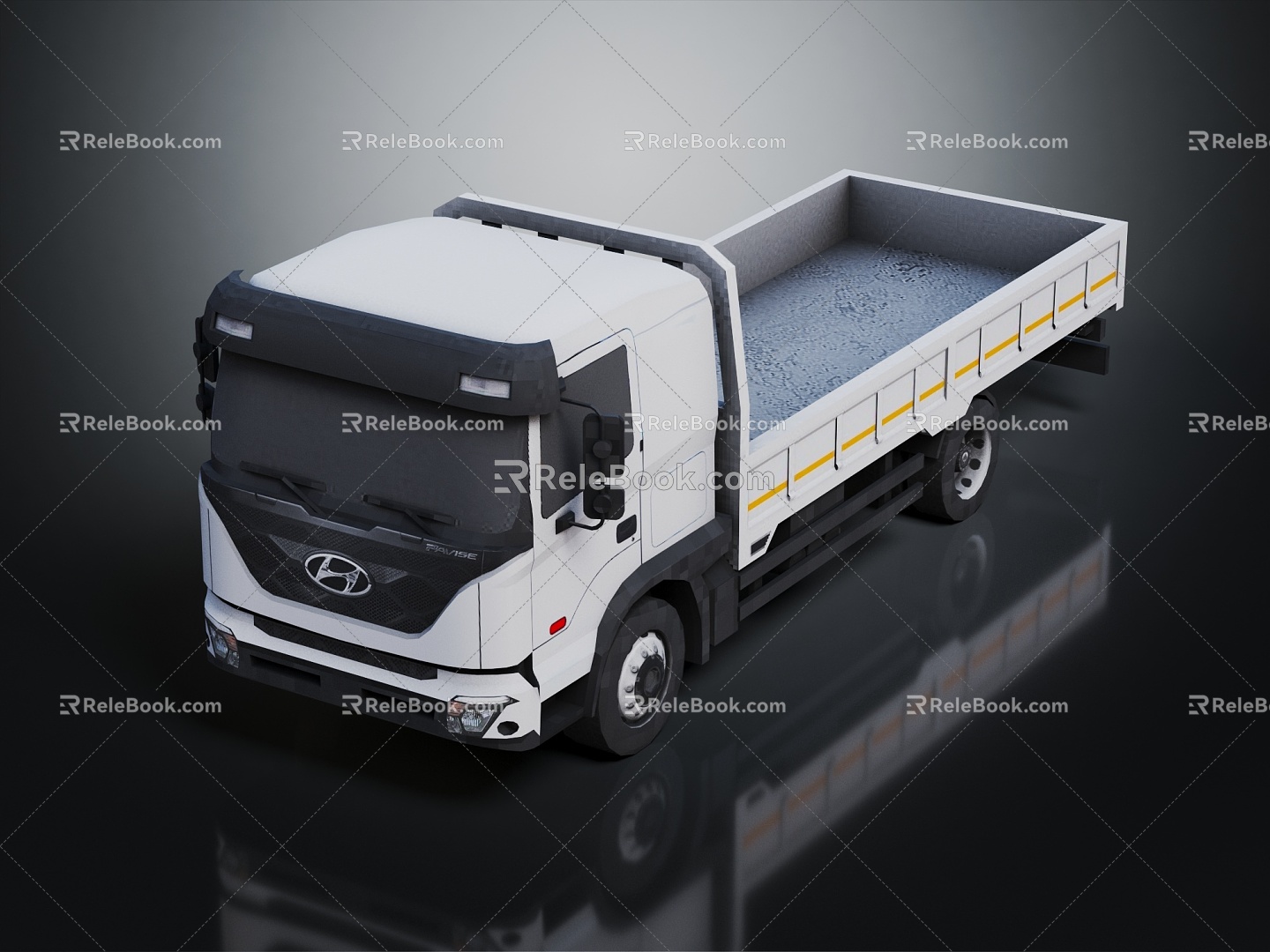 Modern Truck Big Truck Large Transporter 3d model