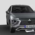 Silver Modern SUV With Sleek Exterior Design LED Headlights And Stylish Wheels