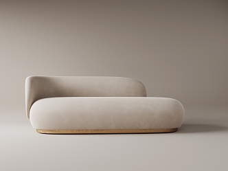 Double Sofa Multi-Person Sofa Casual Sofa Cream Style Sofa 3d model