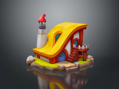 cartoon wooden house cartoon wooden house cartoon wooden house cartoon wooden house cartoon forest wooden house 3d model