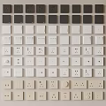 Switch socket mobile track socket switch panel visual panel 3d model