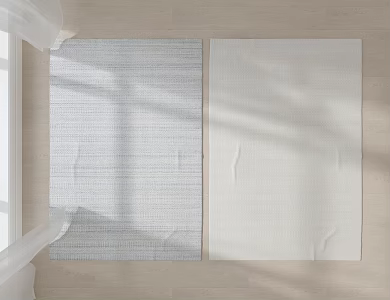 Modern Square Carpet Fabric Carpet 3d model