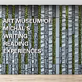 Modern Green Plant Wall in Art Museum Featuring Writing Reading Experiences
