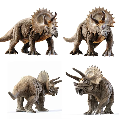 Reptile Triceratops Model Realistic Detailed Display With Multiple Angles View 3d model Reptile Triceratops Model Realistic Detailed Display With Multiple Angles View 3d model