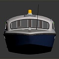 Modern Speedboat Small Boat Fishing Boat 3d model