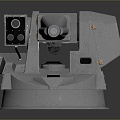 laser tower turret turntable sci-fi tower defense game tower defense sci-fi turret game turret game turret 3d model