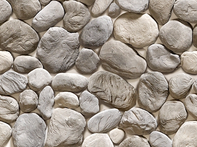 wall tile rubble material 3d model