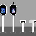 Commercial Face Recognition Devices With Touchscreen Terminals And Self Service Kiosk Stands