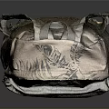 Everyday Use Decorative Fabric Backpack With Leaf Pattern And Stylish Design