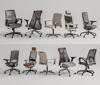 Modern office chair 3d model