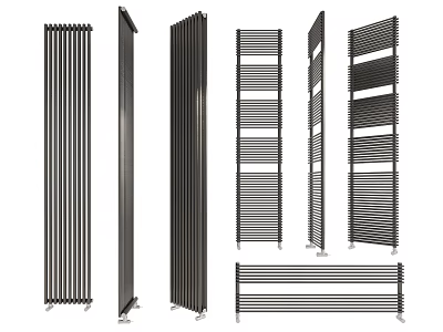 Stylish Decorative Radiators With Modern Designs And Various Structural Styles For Home 3d model