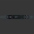 Highly Detailed Warship 3D Model Military Naval Water Transport Vessel With Deck Design