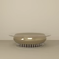 Modern Glass Top Coffee Table With Sleek Metal Base And Minimalist Design