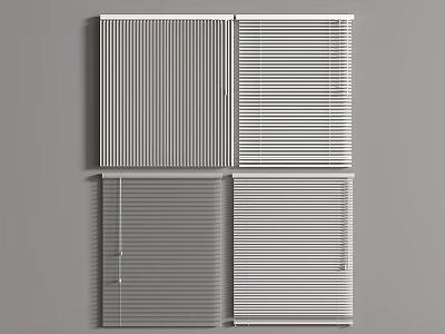 Modern venetian blinds 3d model