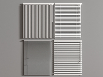 Modern venetian blinds 3d model