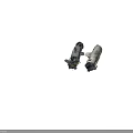 Military Weapon Mechanical Components With Worn Metal Barrel And Gear Structure Details