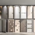 Various Modern Hinged Door Designs With Different Materials And Styles For Interior