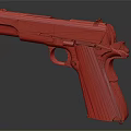 Olive Green CLT911 Pistol With Textured Grip And Metallic Finish