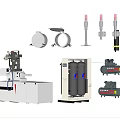 Industrial Equipment Collection Featuring Tanks Valves Compressors And Processing Machines