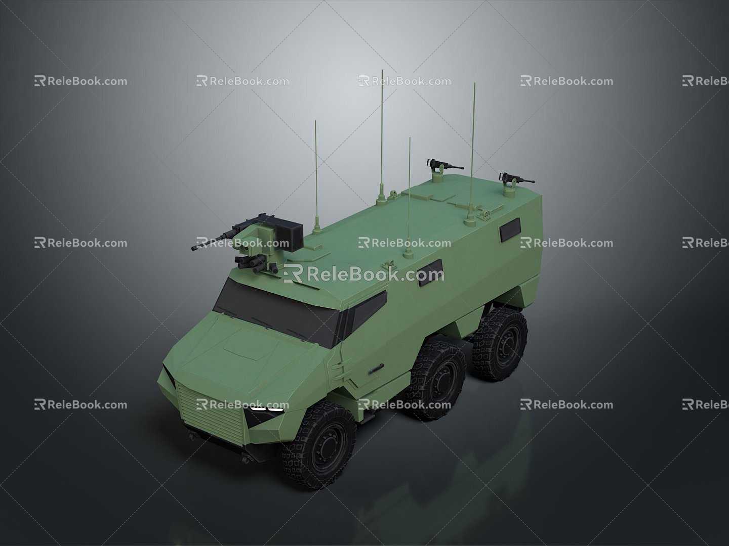 Bulletproof Car Armed Jeep Armed Car Armed Bulletproof Car Military Jeep Off-road Jeep Humvee 3d model