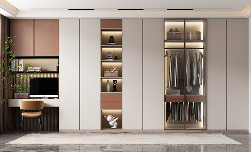 Modern wardrobe 3d model