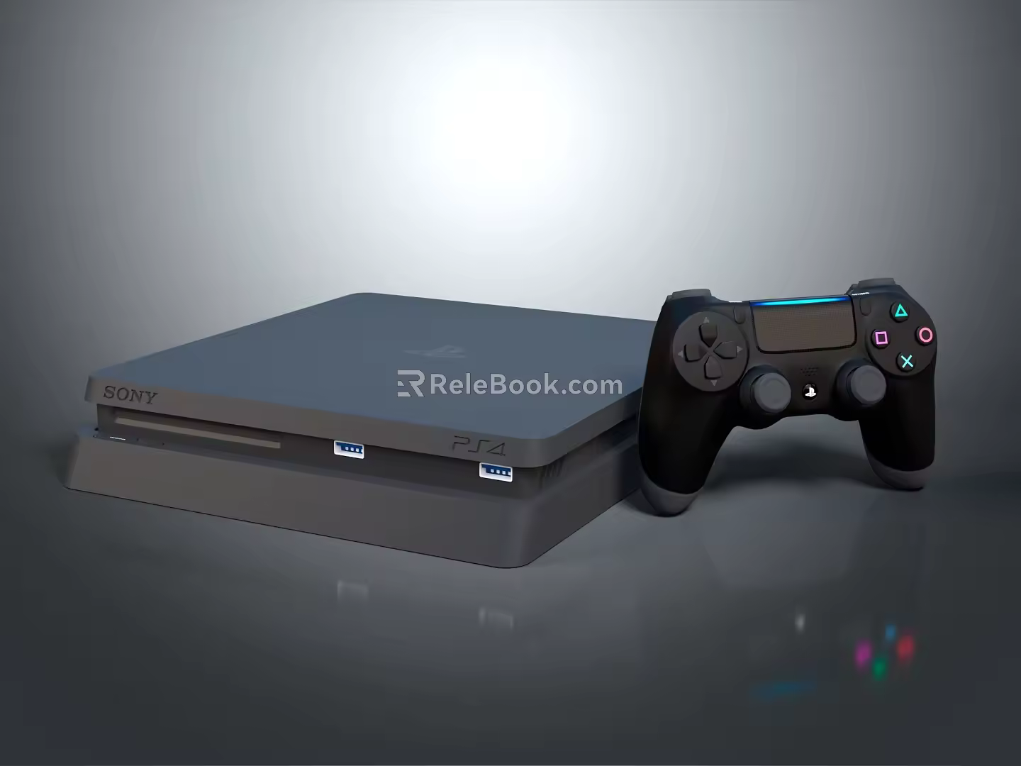 Modern game machine home game machine Nintendo game machine 3d model
