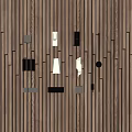 Modern Interior Design Featuring Stylish Pendant Lights With Wooden Wall Background
