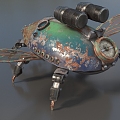 Sci-fi Flying Insect Sci-fi Bug Machine Beetle High-tech Flying Insect Machine Flying Insect Low Face Number Low Model Simple Model Game Sub-era Movie and TV Level Super Realistic 3d model